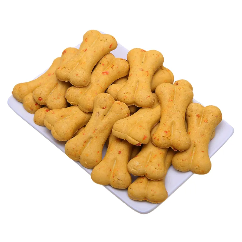 OEM ODM makanan hewan peliharaan dan pabrik makanan produsen tinggi vitamin renyah molar stick jagung rasa makanan ringan anjing kucing biskuit