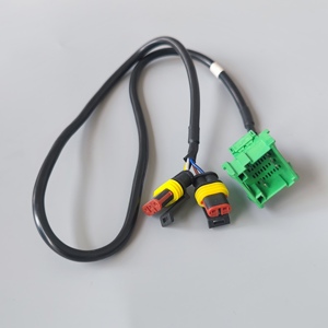 Kabel listrik mobil, 12 Pin pemutar CD TE soket FMS Plug 1-967627-1 hingga 2/3 Pin AMP konektor segel Super Otomotif - Product Image 1