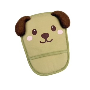 Gant de toilettage pour animaux de compagnie, kaki, en polyester, avec peigne à dents larges pour chats à poils longs - Product Image 4