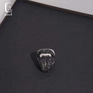 9.02ct Hoge Kwaliteit VVS D Sterling 925 Zilveren Tong Moissanite Ring Hiphop Iced Out Ringen Slaagt voor Diamanttester Fijne Heren Sieraden - Product Image 4