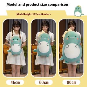 Dessin animé mignon Animal Husky dinosaure porcelet licorne oreiller lit dormir peluche poupée jouet pour les filles - Product Image 5