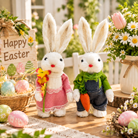 Ornement suspendu Pâques Pafu, lapin en peluche, décoration pour le printemps, la maison, le jardin, la porte, cadeau de fête