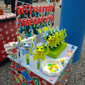 Dulces OEM/ODM al por mayor, palmas de plástico y rana de tambor, juguetes para niños, tableta Afrutada, dulces en caja, embalaje, juguete de dulces para niños - Product Image 6