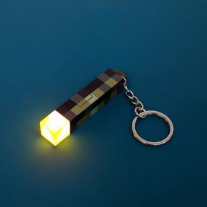 Llavero LED My-worlded, Colgante Creativo de Dibujos Animados Mine-craftted, Accesorios de Juego, Llavero LED <span class=keywords><strong>Mycraft</strong></span>, Pequeños Regalos, Colgante para Bolsa - Product Image 3