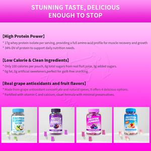 Vente chaude Protéines Gummies Energy Boost Gummy Suppléments À Base De Plantes Bonbons De Croissance Musculaire - Product Image 4
