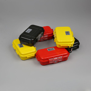 Edc Outdoor Waterproof Box With Adjustable <b>Cushioning</b> Pads For Survival <b>Storage</b> Red Yellow Black Colors - Product Image 1