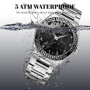 Reloj de Estilo Ejecutivo Besseron 2025 para Hombre, Diseño Personalizado, Acero Inoxidable 316L, Números Arábigos, Movimiento de Cuarzo Japonés - Product Image 2