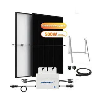 560W 600W 700W 800W Complete Set Balkonkraftwerk Balcony Power Plant Pv Solar System