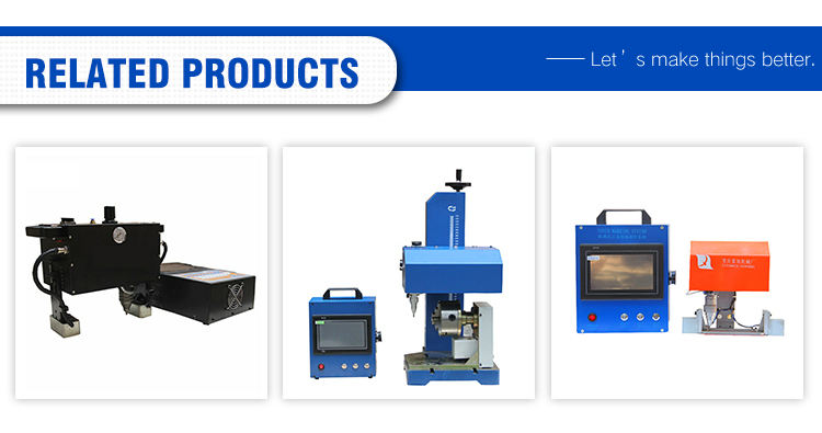 ZX Small Metal Pneumatic DOT Peen Marking Machine