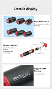 65A 6000RPM Hollow Cup Brushless Motor Competition Grade RC Brushless Motor Components - Product Image 5