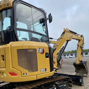 รถขุดตีนตะขาบ CAT 303 มือสอง สภาพดี ของแท้ ขนาด 3 ตัน เหมาะสำหรับงานก่อสร้างในเมือง จัดสวน งานขุดดินในฟาร์ม - Product Image 3