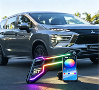 Nouveau design 2026 Mitsubishi Xpander Feux de jour DRL WRGB avec lentille de projecteur LED Kit de rétrofit pour phares