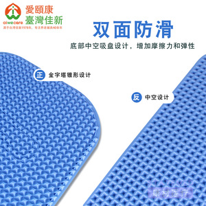 AiweCare Foot Massage <b>Mat</b> Blue Soft <b>Silicone</b> Acupressure Pad For Home Use Non Slip Massage <b>Mat</b> - Product Image 2