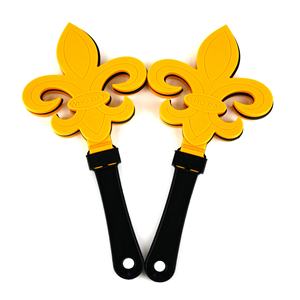 Clapet en plastique Mardi Gras personnalisé Mini Clapet de fête 7 pouces 11 pouces Fournitures de fête Cadeau de décoration Faveur de carnaval élégante - Product Image 2