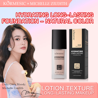 Base de Maquillaje Líquida KORMESIC 35ml Certificada por Bpom Indonesia, Cubre Imperfecciones de la Piel, Ligera, Hidratante, de Larga Duración 12H
