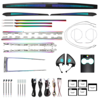 Mise à niveau des accessoires de lumière ambiante intérieure de voiture Symphony Led pour Tesla Model 3/Y 2021-2024 Décoration de bande lumineuse d'ambiance