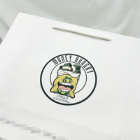 Sac cadeau en papier d'art de luxe écologique, sacs cadeaux en papier personnalisés, personnalisez votre logo de marque pour toutes les occasions avec poignée