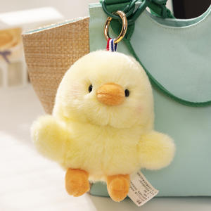 Adorable Llavero de Peluche con Forma de Panda, Hámster o Conejito, Suave, en 3D, Decorativo para Mochilas y Muñecas - Product Image 4