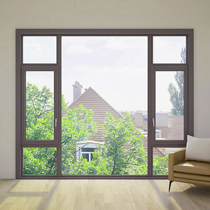 Cửa sổ Hợp kim nhôm tùy chỉnh cửa sổ xoay ngang để cải thiện nhà cho phòng khách cửa sổ thiết kế hiện đại - Product Image 2