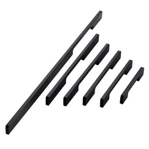 Modern Furniture Hardware Kitchen <strong>Door</strong> Cabinet Cupboard Dresser Wardrobe <strong>Closet</strong> Long Aluminum Pull Handles - Product Image 1