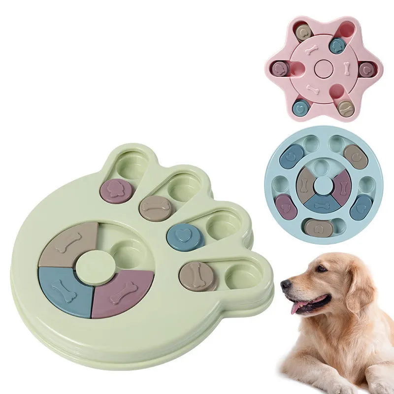 New Style Dispensing Feeding Pet Training Games Increase Iq Interactive Treat Eco Friendly Dog Puzzle Toys