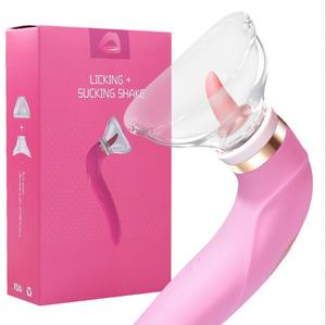 Langue <span class=keywords><strong>gode</strong></span> vibrateur pour femmes mamelon <span class=keywords><strong>ventouse</strong></span> serré Oral léchage Clitoris stimuler se masturber érotique jouets sexuels - Product Image 1