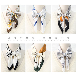 Sciarpa in seta 70 denier in stile coreano vintage chic per la primavera e l'estate - Product Image 2