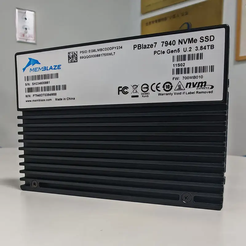 पीसी सर्वर और वर्क-स्टेशन SSD के लिए PBlaze7 7940 U.2 PCIe 5.0 हाई परफॉर्मेंस 3.2T 6.4T 12.8T