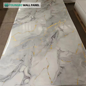 Bán Buôn Cao Bóng 1220*2900*3Mm UV Đá Cẩm Thạch Tấm PVC Bảng Điều Chỉnh PVC Tấm Cứng Nhắc Cho Tường Trang Trí - Product Image 3