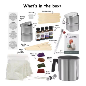 Cire de soja <span class=keywords><strong>bougie</strong></span> parfumée faisant des fournitures <span class=keywords><strong>bougie</strong></span> bricolage faisant <span class=keywords><strong>Kit</strong></span> outils <span class=keywords><strong>bougie</strong></span> fabricant ensemble Arts artisanat Kits - Product Image 2