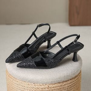 Sandalias de Mujer 2024, Último Diseño, Hermosas Sandalias de Tacón Alto con Tira Trasera, Modernas y Elegantes para Damas - Product Image 4