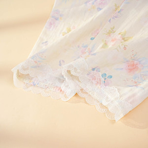 Ensemble <span class=keywords><strong>de</strong></span> pyjama pour femmes en coton 100% <span class=keywords><strong>de</strong></span> qualité supérieure, vêtements <span class=keywords><strong>de</strong></span> détente à manches longues pour l'été, vêtements <span class=keywords><strong>de</strong></span> <span class=keywords><strong>nuit</strong></span> en coton pur <span class=keywords><strong>grande</strong></span> <span class=keywords><strong>taille</strong></span> (approvisionnement en gros) - Product Image 5