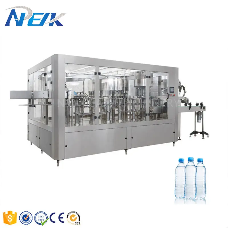 Máquina de llenado de agua de 12000bph, embotellado de línea completa para Mineral puro purificado, producción de agua potable