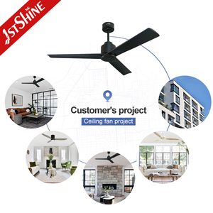 Ventilador de techo moderno para decoración del hogar, 220V, bajo voltaje, ahorro de energía, <span class=keywords><strong>sin</strong></span> luz, 1 unidad - Product Image 5