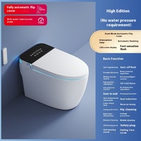 Système de Domotique Intelligent Toilette Intelligente Carrée avec Télécommande pour Maison Connectée