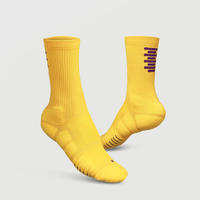 Nouvelles chaussettes de sport respirantes pour hommes, chaussettes de compression épaisses personnalisées pour le basketball