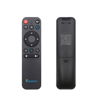 Télécommande BPR1S BOXPUT Bluetooth avec code d'apprentissage, gyroscope, commande vocale pour TV Box, Fire Stick, Air Mouse, 4 boutons, matériau ABS