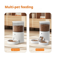 Comedero Inteligente para Mascotas FuturePets de 4L, Blanco, con Grabación de Video y Alimentación Programada a Distancia para Comida Seca