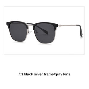 Gafas <span class=keywords><strong>de</strong></span> <span class=keywords><strong>Sol</strong></span> Cuadradas para Hombre, Modelo 29819, Polarizadas, Ligeras, Duraderas, Modernas, Montura Completa Pequeña <span class=keywords><strong>de</strong></span> PC, Venta al por Mayor, Colores Variados - Product Image 1