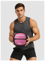 Ballon de gymnastique en cuir PU et coton hautement élastique, doux, avec texture antidérapante, qualité supérieure