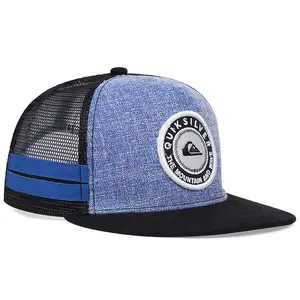 Hoge Kwaliteit Groothandel Reclame Flat Bill Hip Hop Mannen Sport 5 Panel Custom Logo Snapback Cap Hoeden