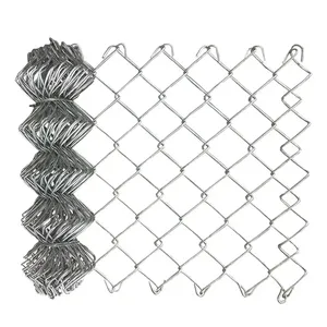 High quality black pvc coated chain link mesh for garden fence