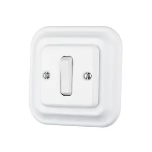 Small size square porcelain wall switch & socket for France,Czech Republic,Slovakia
