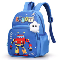 Mochila Escolar Infantil con Diseño de Dibujos Animados, para Preescolar y Jardín de Niños, de 3 a 6 Años, con Dos Correas, Transpirable, de Poliéster