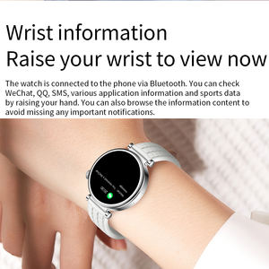 2025 mince élégant dame Femail fille femmes santé Tracker gestion IP67 étanche Amoled HD affichage voix appel montre intelligente - Product Image 5