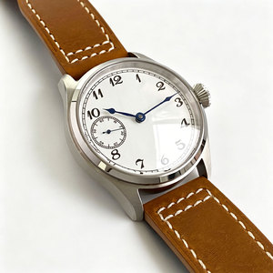 Montres sportives mécaniques manuelles Tandorio neuves de 42 mm, cadran blanc, <span class=keywords><strong>mouvement</strong></span> à remontage manuel <span class=keywords><strong>ETA</strong></span> <span class=keywords><strong>6497</strong></span> ST3600, verre saphir, montre pour homme - Product Image 5