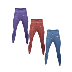 Legging de pantalón tejido de secado rápido para mujer con logotipo personalizado de precio alto para rutina de ejercicio - Product Image 3