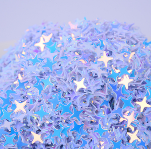Gran oferta, PVC, Holigraphic, brillo de las cuatro estrellas Shuriken para decoración de uñas - Product Image 2