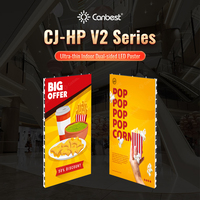 Écran d'affichage LED suspendu double face CANBEST CJ-HP V2 avec alimentation redondante pour centre commercial et aéroport