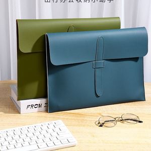 Waterproof A4 PU Leather Document Folder with Custom Logo Professional File Organizer for Business or Welcome Gifts - Product Image 3
